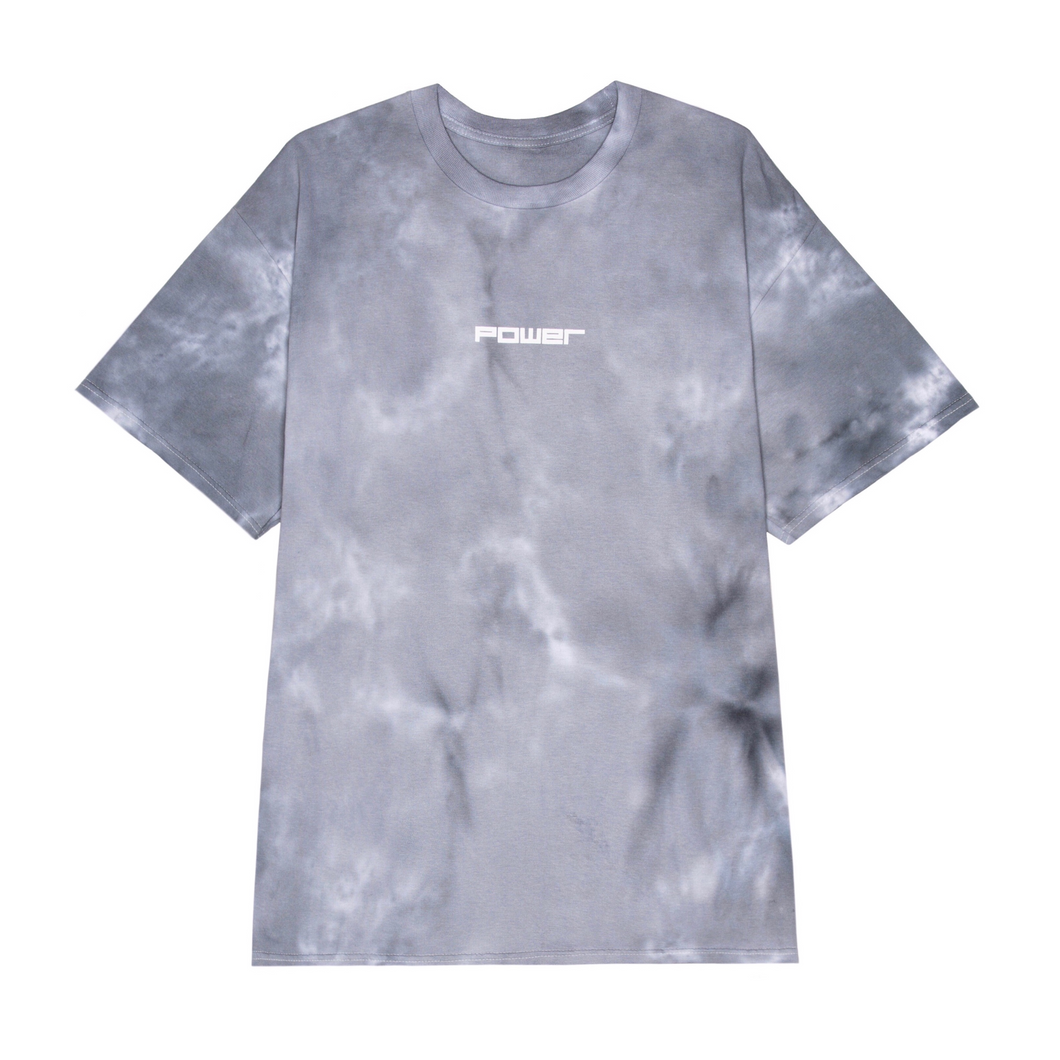 POWER TEE - WASHED GREY